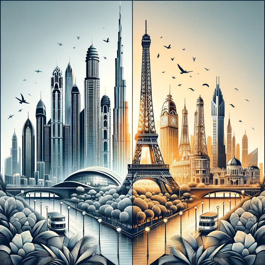 Dubai vs. Paris: A Comparative Look at Lifestyle, Culture, and Investment Potential